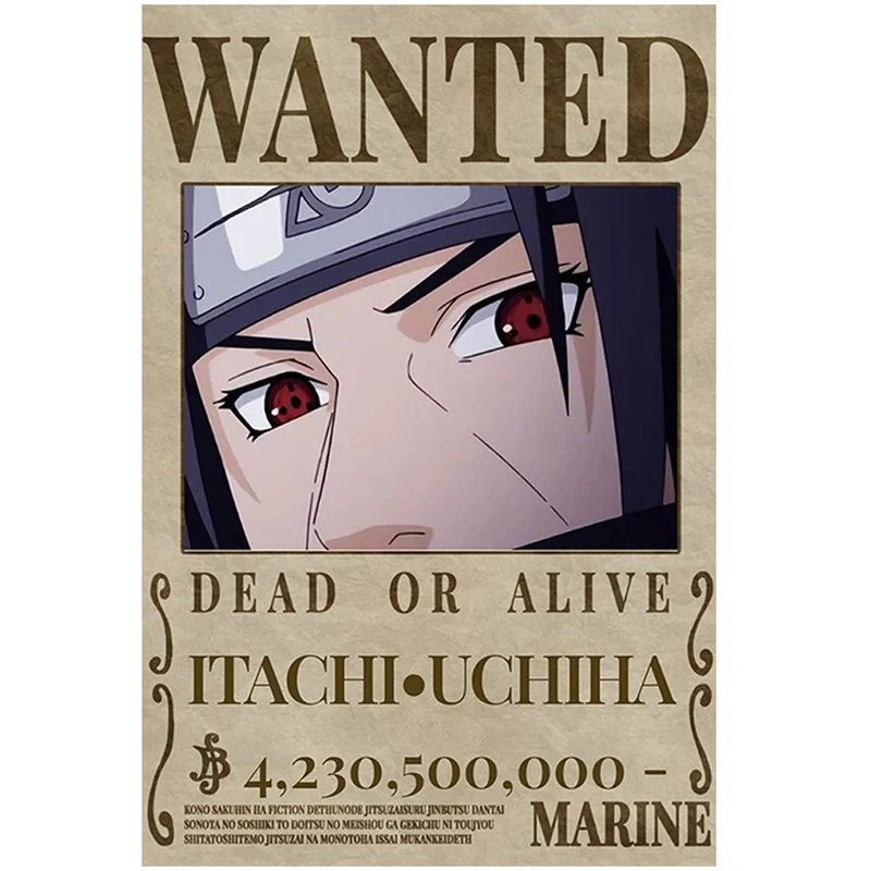 پوستر مدل تحت تعقیب مدل انیمه ناروتو Naruto طرح ایتاچی اوچیها itachi کد 943