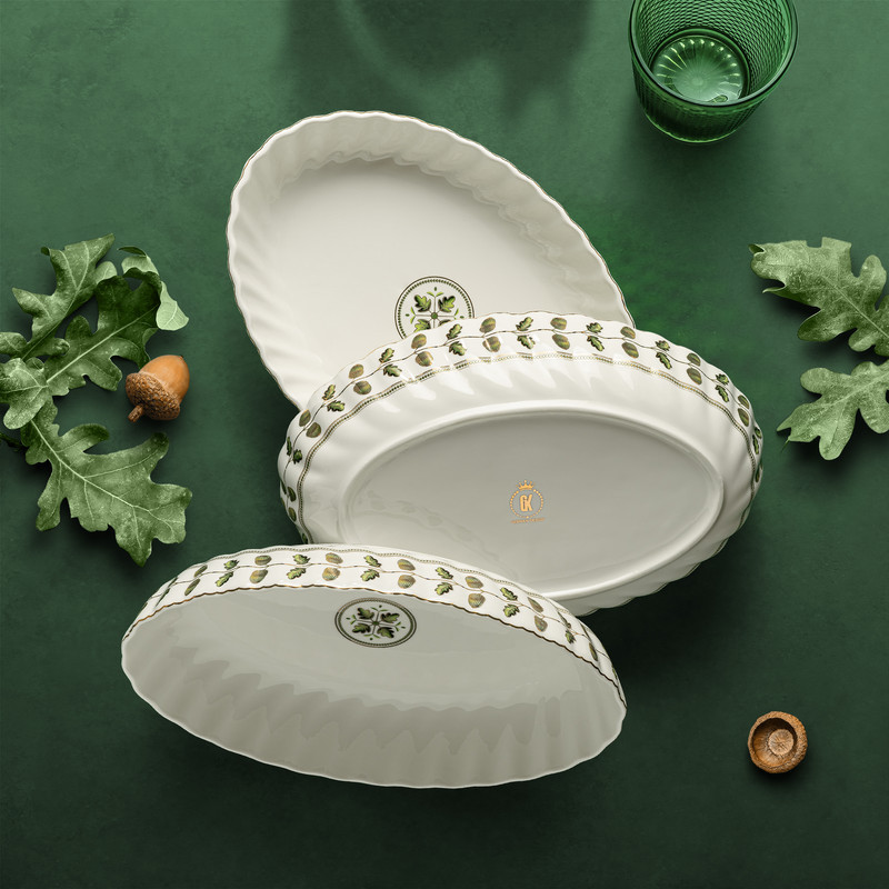 ظرف سرو گلدکیش مدل رویسا کد GK701145-2