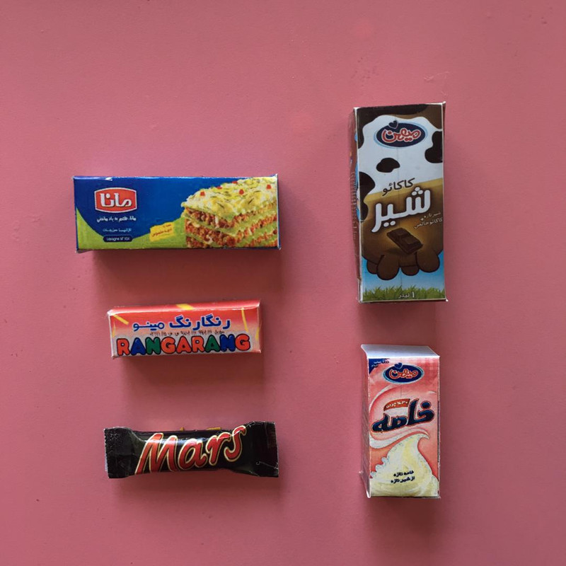 مگنت مدل مینیاتوری مجموعه 5 عددی