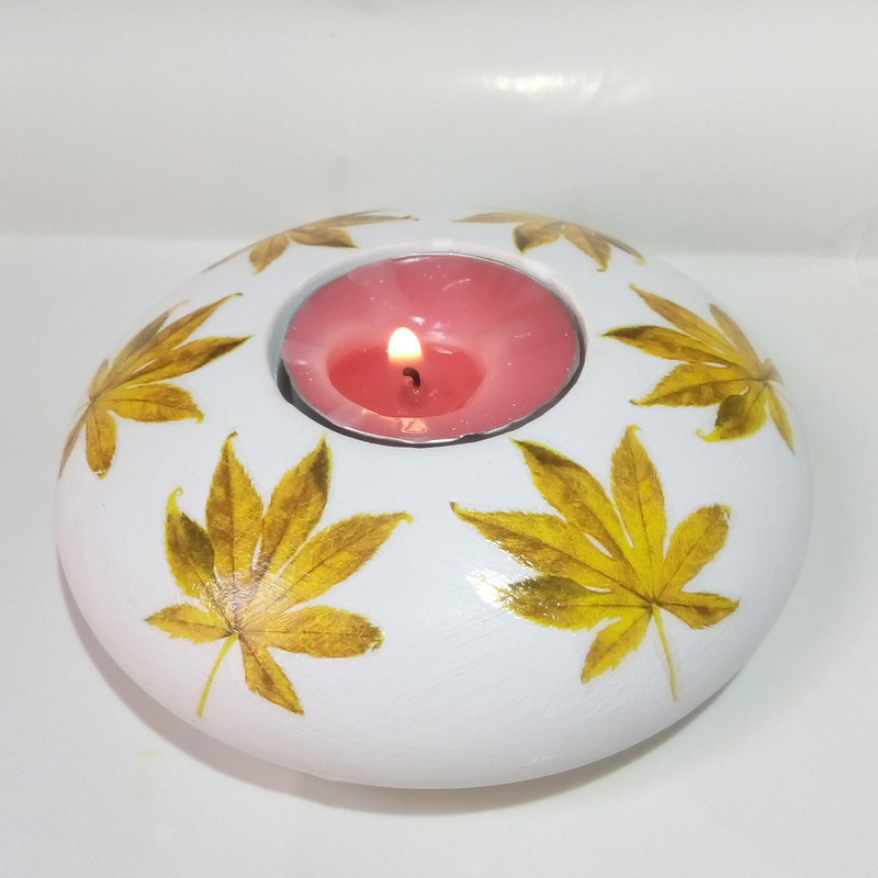 جاشمعی طرح پاییزی کد M 11 بسته 6 عددی