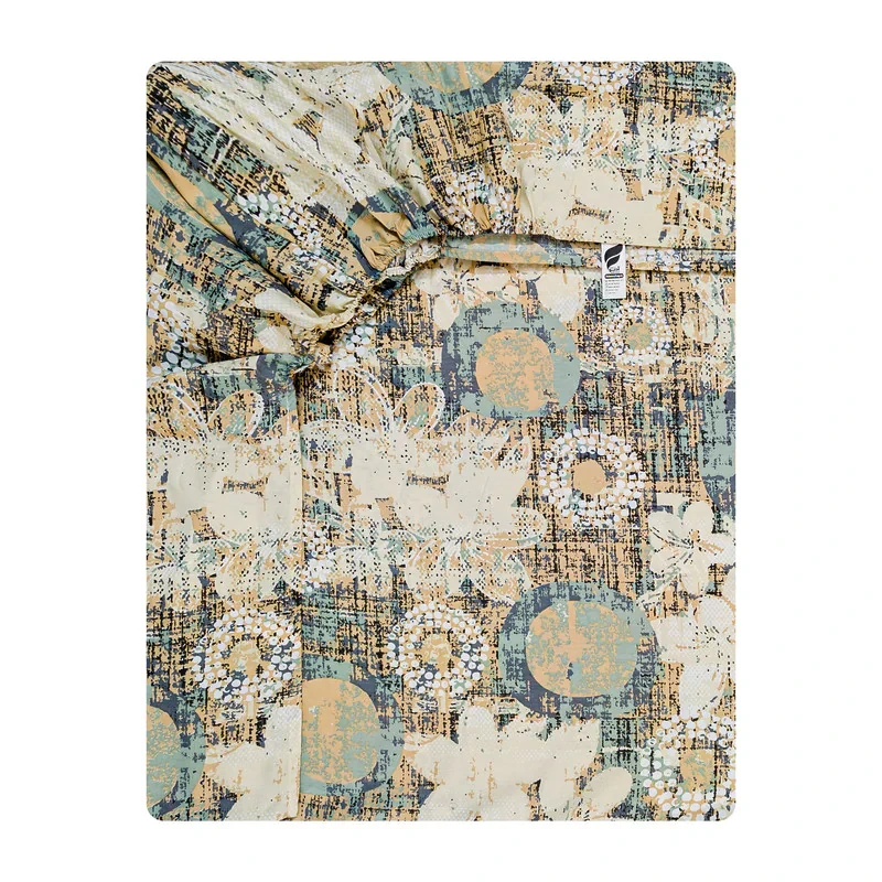 ملحفه نخ پنبه آدنو مدل یگانه کد IR220 دونفره سایز 160x200 سانتی‌متر