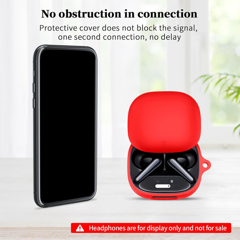 کاور آکوآرا مدل Silicone مناسب برای کیس هدفون بیسیم انکر Soundcore Liberty 4 Pro