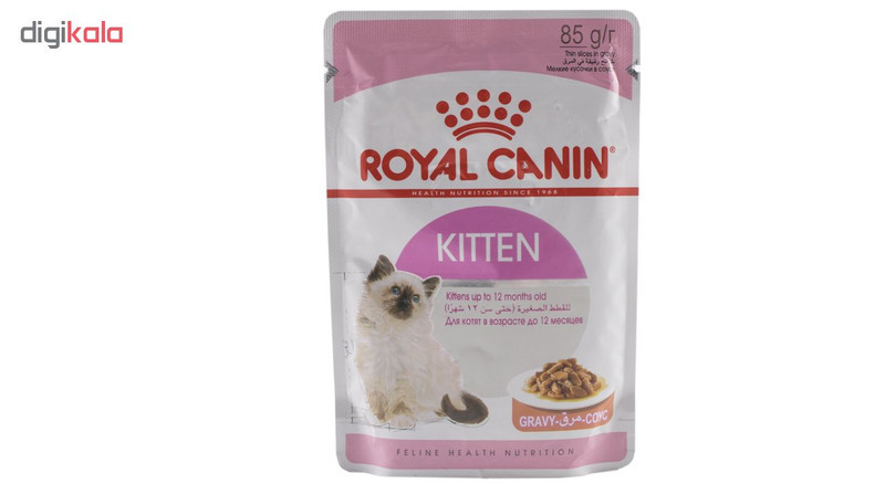 غذای پوچ بچه گربه رویال کنین مدل KITTEN وزن 85 گرم