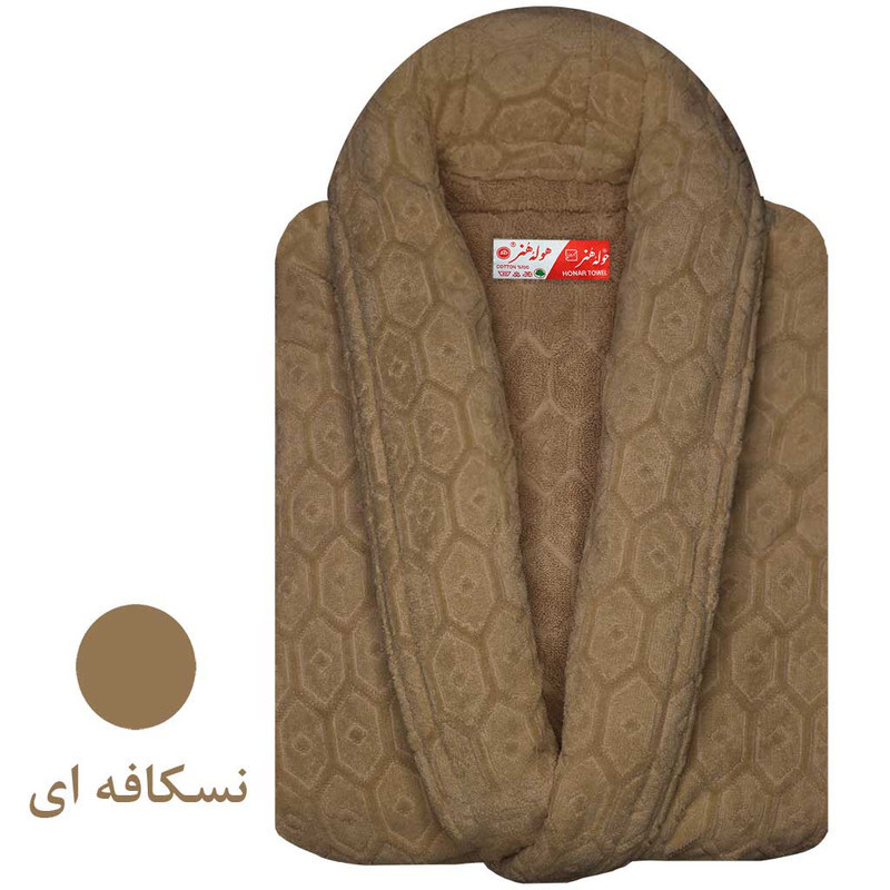 حوله پالتویی حوله هنر مدل زنبوری سایز 125