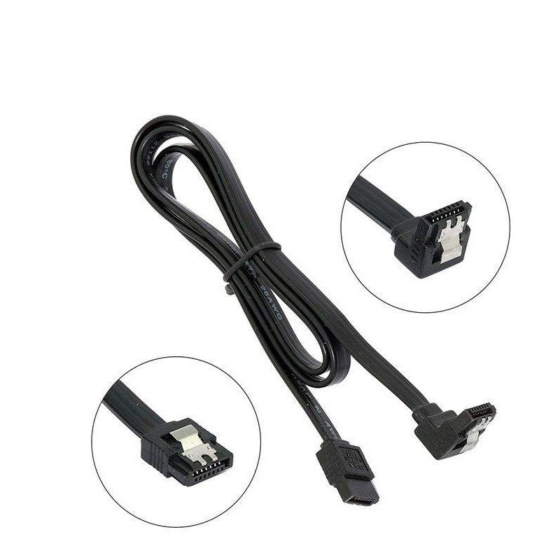 کابل دیتا SATA 3 گیگابایت مدل 12CF1-2SAT1B طول 0.5 متر بسته 2 عددی