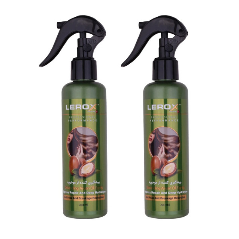 اسپری پیشگیری از موخوره لروکس مدل Express Repair حجم 200 میلی لیتر  مجموعه 2 عددی
