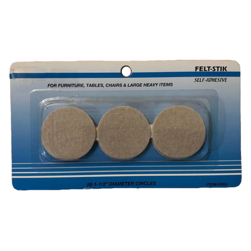 پد پایه مبل و صندلی مدل Felt-Stik کد 5860 بسته 6 عددی
