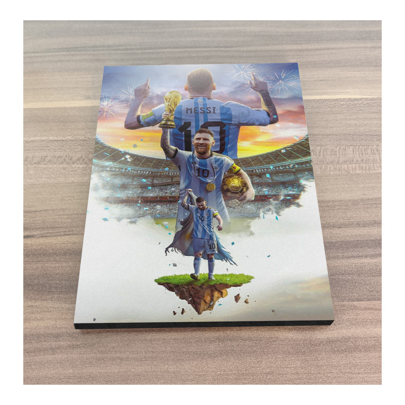 تابلوشاسی گوفی مدل لیونل مسی بازیکن فوتبال تیم آرژانتین طرح Lionel Messi Football Player کد STAR52