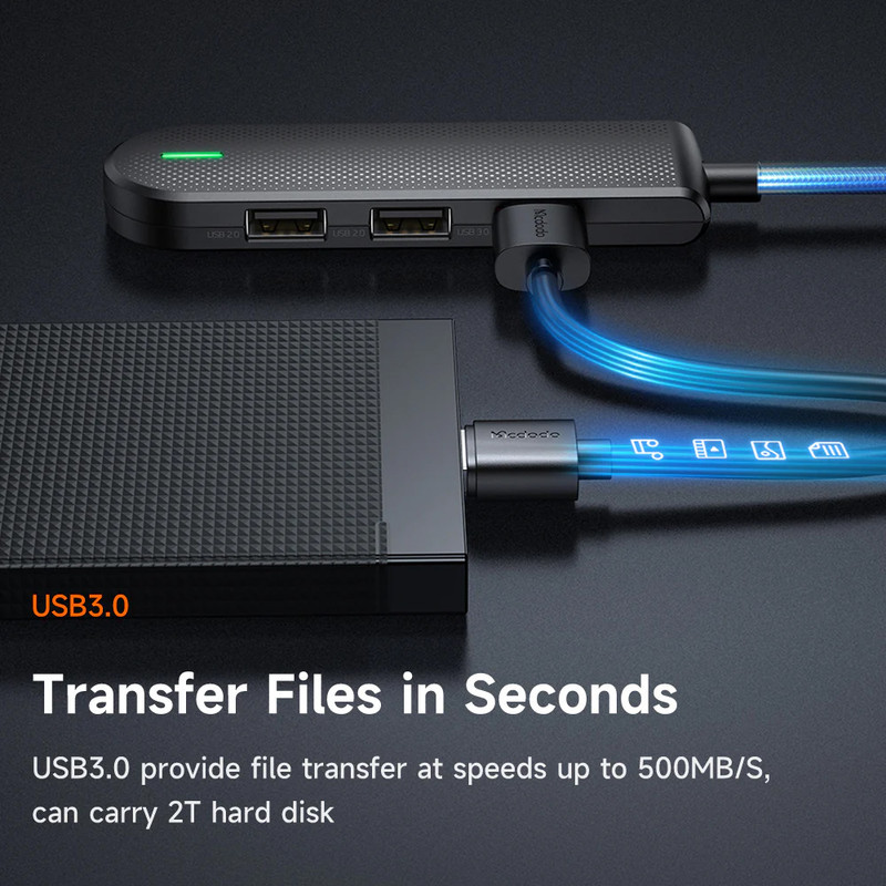 هاب 5 پورت USB-C مک دودو مدل HU1430