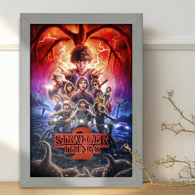 تابلو خندالو طرح سریال استرنجر تینگز Stranger Things  کد 19301