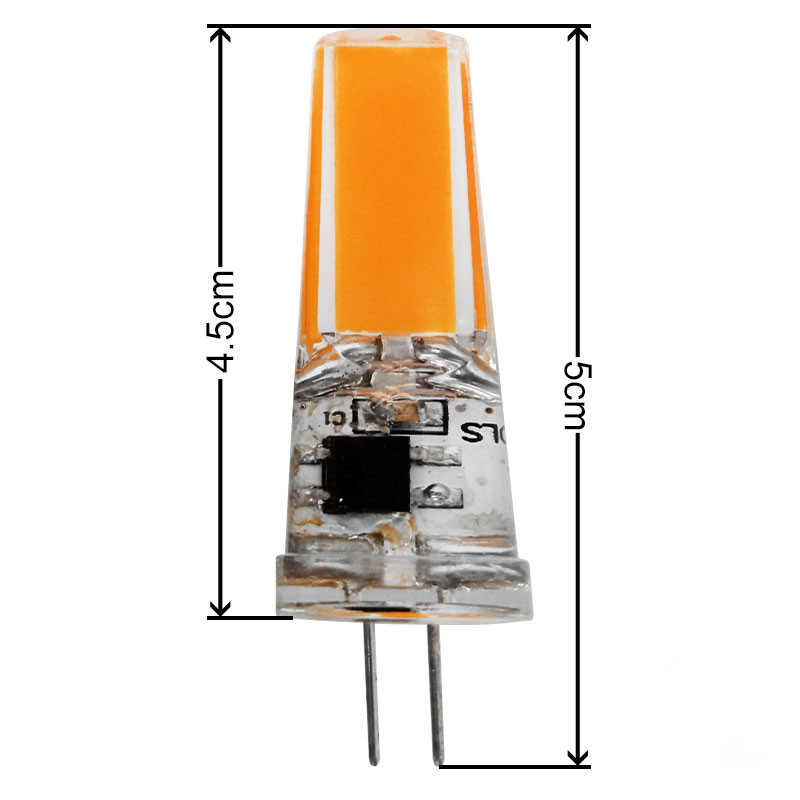 لامپ سوزنی 5 وات مدل G4-220V-5W-COB پایه G4 بسته 2 عددی