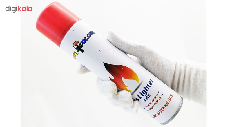 اسپری کپسول گاز فندک دوپلی کالر مدل Super Refined حجم 300 میلی لیتر