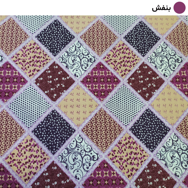 لحاف سندس مدل چهل تکه کد F967 دونفره سایز 220x190 سانتی متر