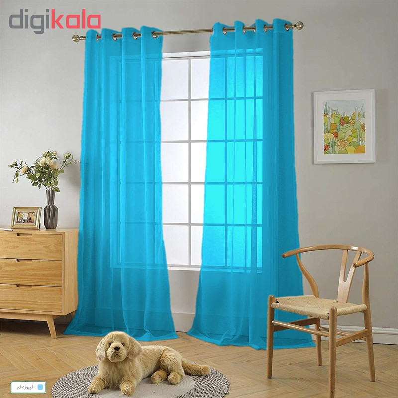 پرده مدل حریر N110 سایز 280×150 سانتی متر