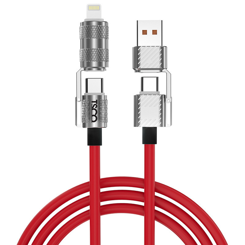کابل تبدیل USBUSB-C به لایتنینگUSB-C تسکو مدل GCA 240W طول 1.2 متر
