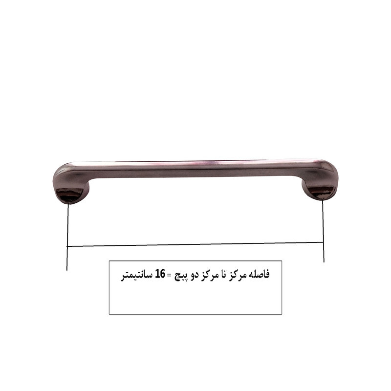 دستگیره کابینت و کمد مدل میله ای کد D160 بسته 5 عددی