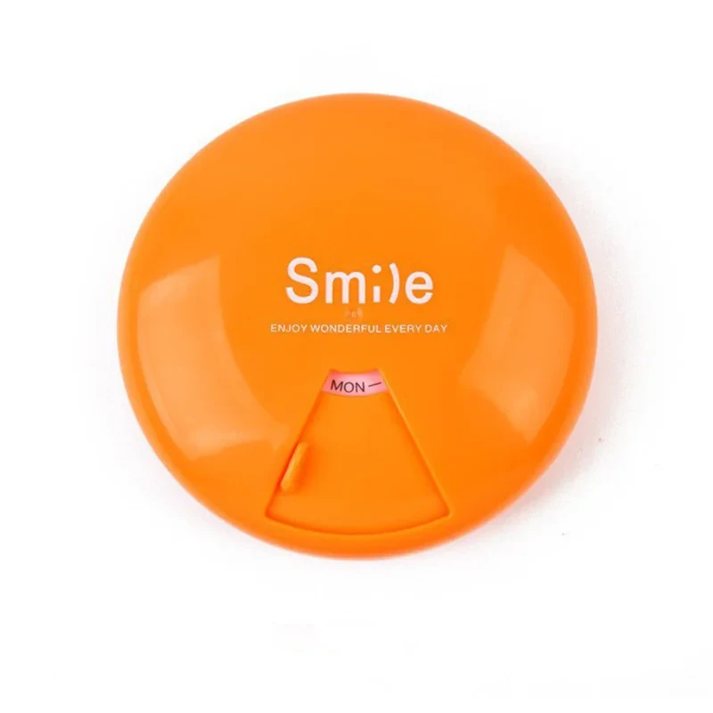 محفظه نگهداری قرص مدل  هفتگی سفری طرح Smile کد 50