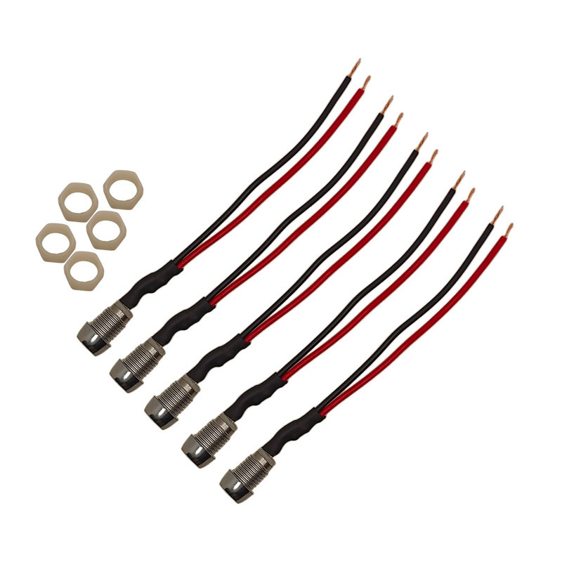 مینی دات ال ای دی 12 ولت مدل RGB-12V بسته 5 عددی