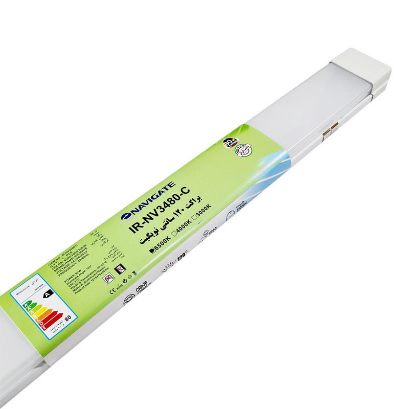 مهتابی ال ای دی 80 وات نویگیت مدل براکت کد IR-NV3480-C بسته 2 عددی