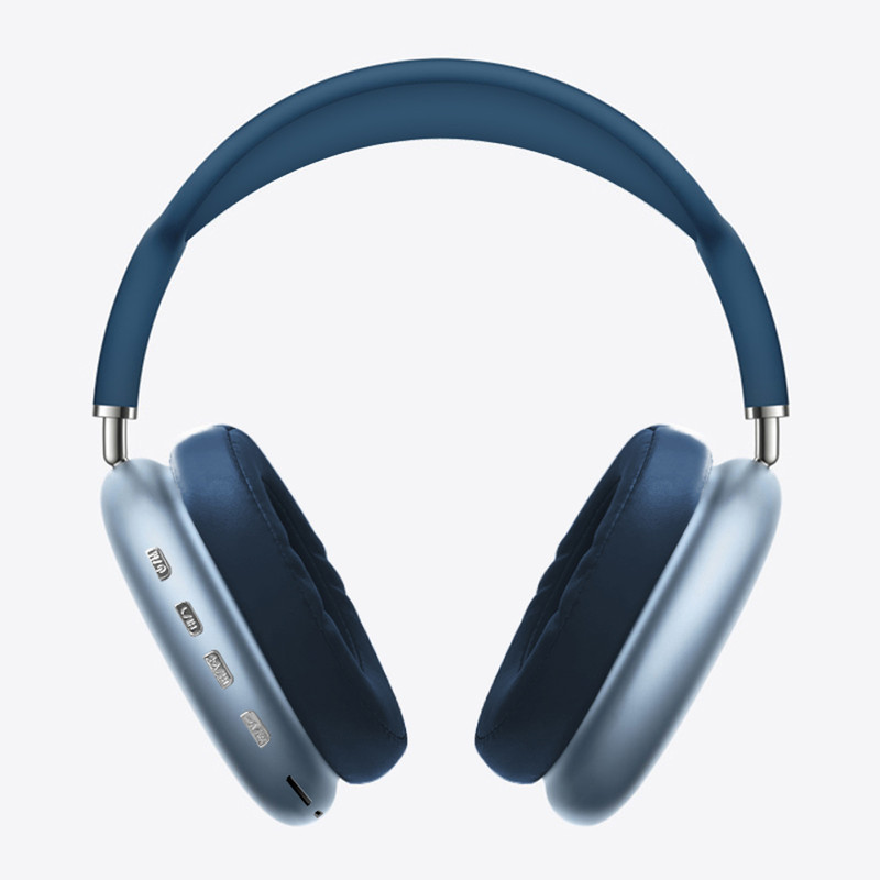 هدفون بلوتوثی مدل Airpods Max P9 بدون نویز کنسلینگ، درگاه شارژ USB Type-C، دارای میکروفون با کیفیت 105 دسی‌بل، مقاوم در برابر رطوبت و عرق
