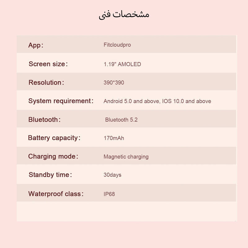 ساعت هوشمند مدل NX7 PRO