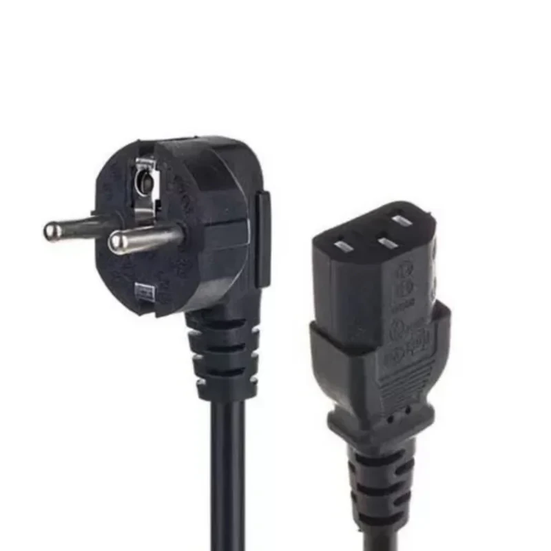 کابل برق سه پین منبع تغذیه کامپیوتر مدل TUR 16A power طول 1.5 متر