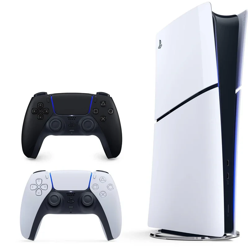 کنسول بازی سونی مدل PlayStation 5 Slim Digital Edition ظرفیت 825 گیگابایت ریجن CFI-2116 اروپا به همراه دسته اضافی