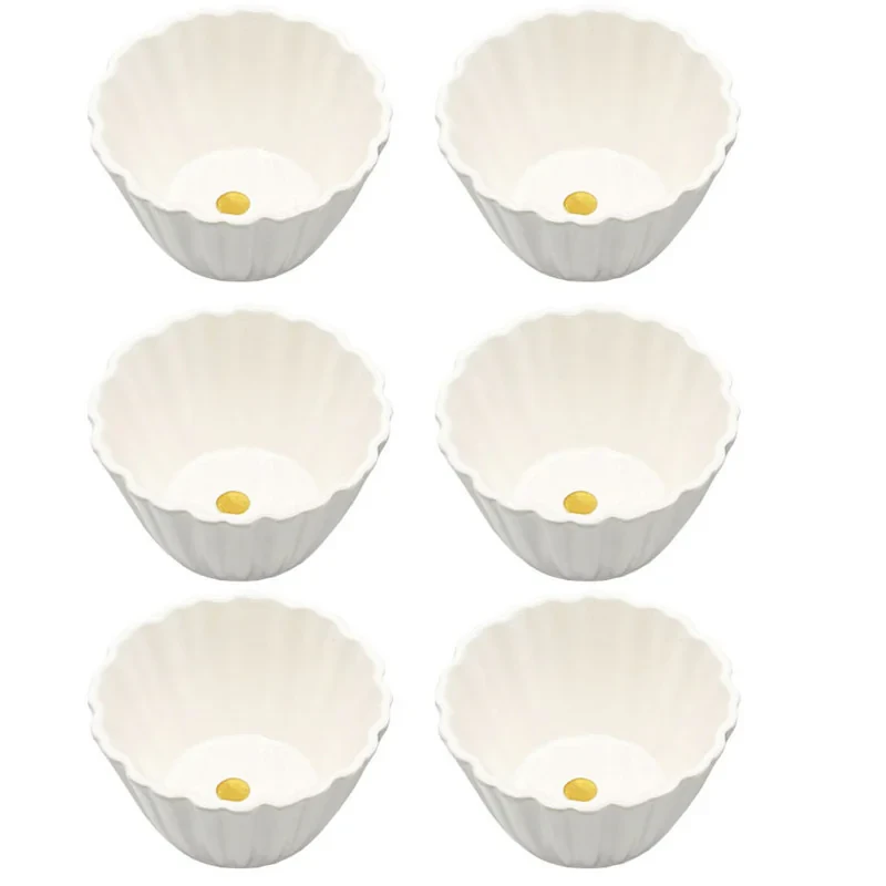 پیاله مدل گل بسته 6 عددی