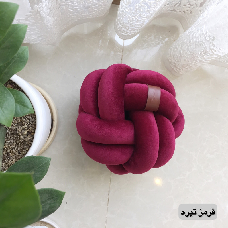 کوسن مدل گره ای مخمل