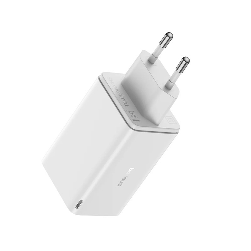 شارژر دیواری 65 وات بیسوس مدل GAN6 PRO 65W به همراه کابل USB-C