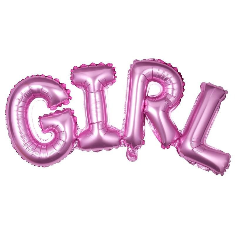 بادکنک فویلی طرح دختر GIRL کد DB20