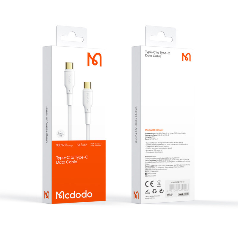 کابل USB-C مک دودو مدل CA-8350 طول 1.2 متر