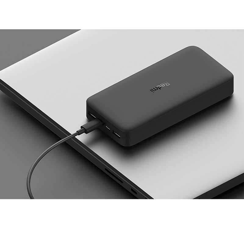 پاوربانک 18 وات شیائومی مدل Redmi  ظرفیت 20000 میلی‌آمپرساعت