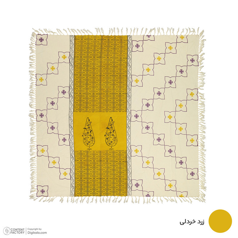 رومیزی بومی مدل 04 سایز 98x98 سانتی‌متر