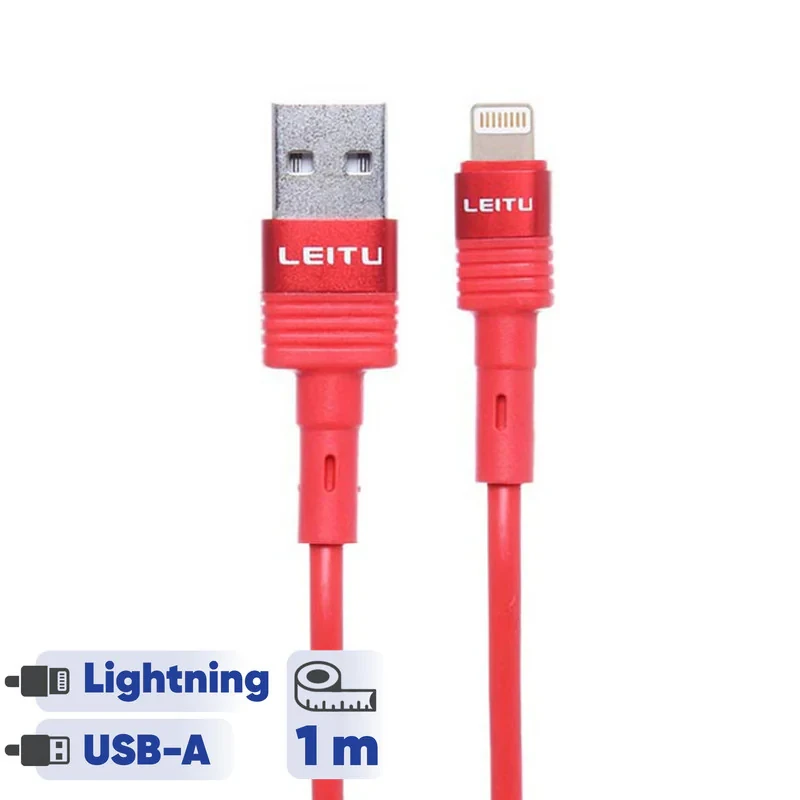 کابل تبدیل USB به لایتنینگ لیتو مدل LD-21 طول 1 متر
