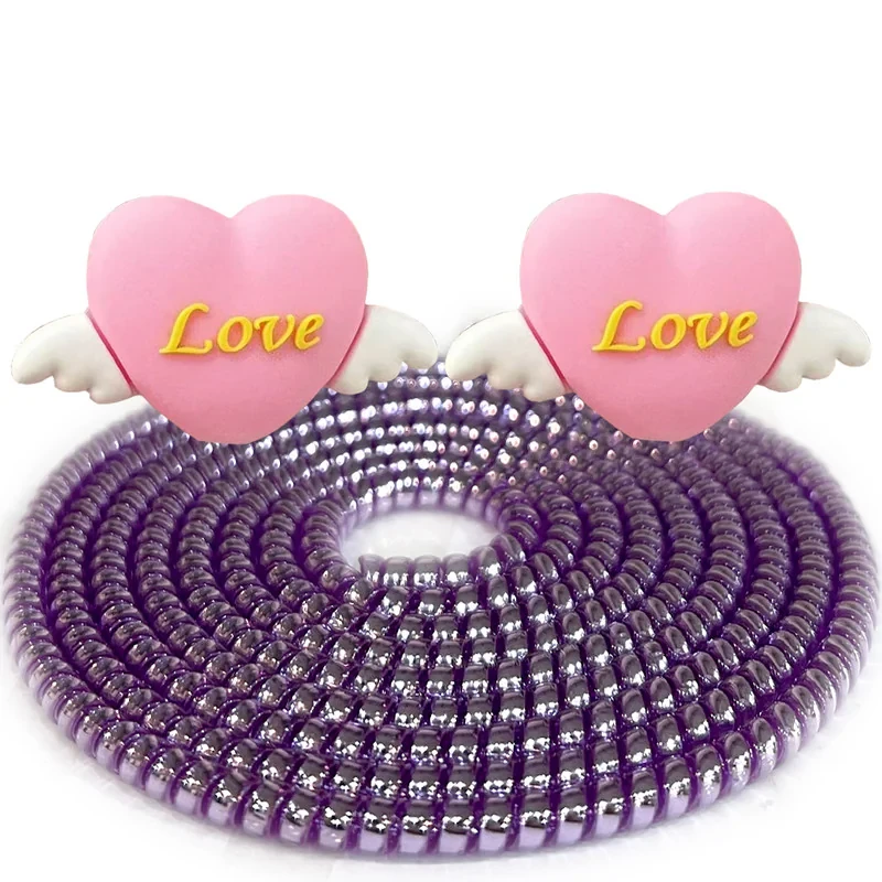محافظ کابل شارژ و هندزفری رینیکا مدل Love KK 03 مجموعه 3 عددی