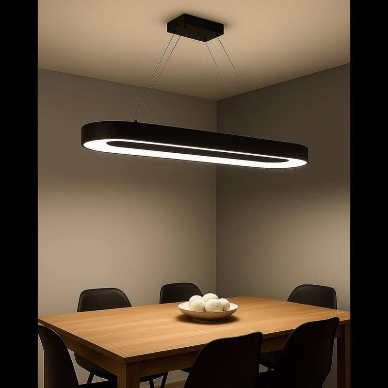 لوستر ام کی ای لایتینگ مدل مدرن کد Ringo-oval