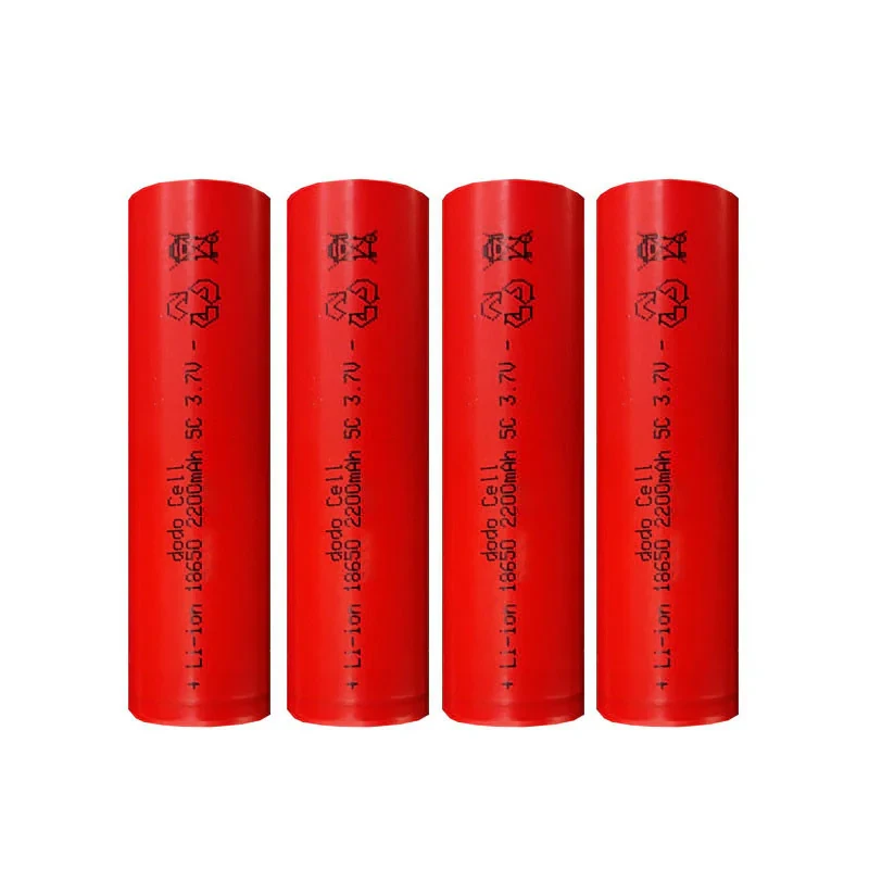 باتری لیتیوم یون قابل شارژ مدل HP-18650-5C ظرفیت 2200 میلی آمپرساعت بسته 4 عددی