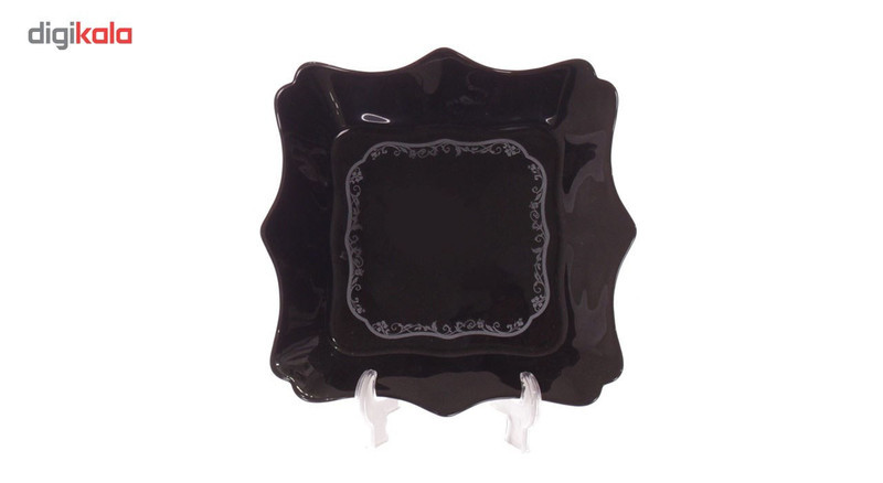 سرویس غذاخوری 38 پارچه لومینارک مدل Authentic Silver Black
