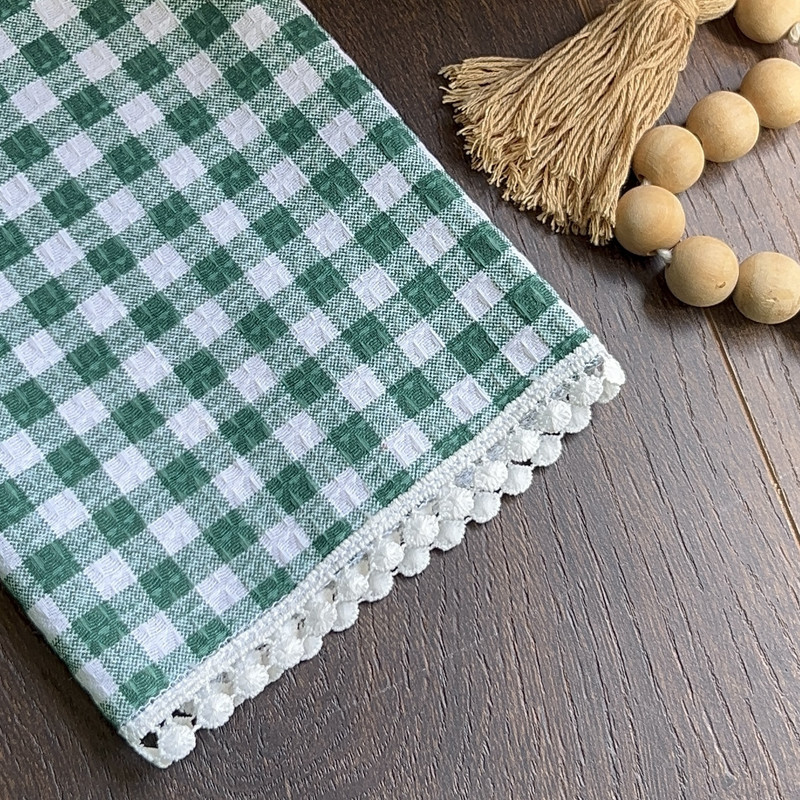 دستمال رطوبت‌گیر خانه و آشپزخانه پنبه‌ مدل دستمال دکوراتیو آشپزخانه بسته 3 عددی