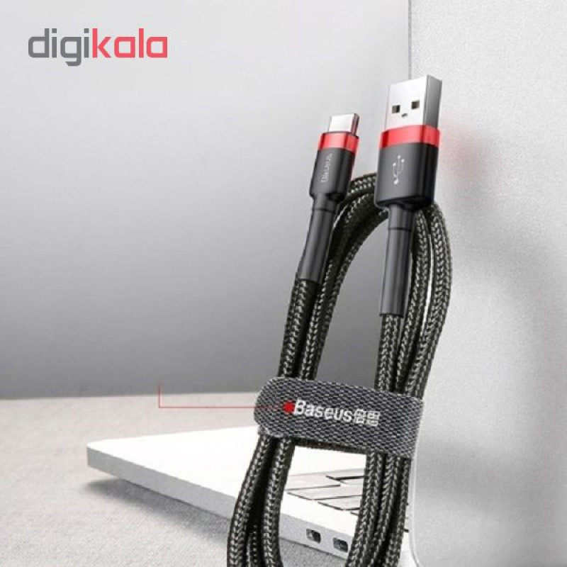 کابل تبدیل USB به USB-C باسئوس مدل Cafule طول 3 متر