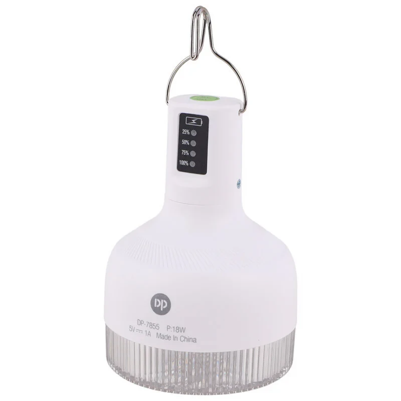 چراغ آویز چادر دی پی مدل DP-7855 18W با نور مهتابی
