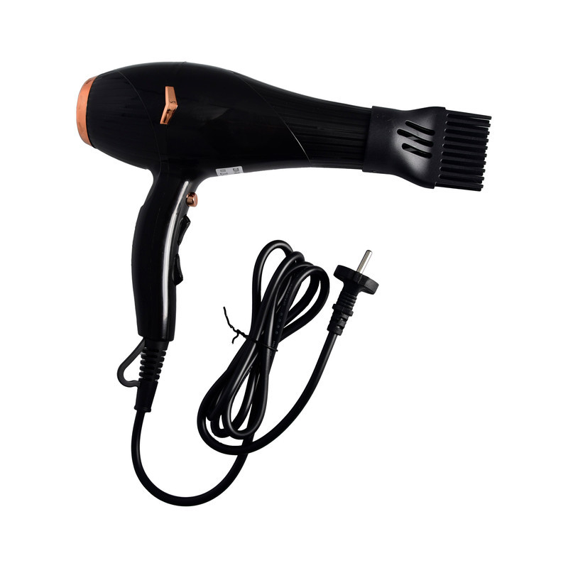 سشوار خانگی 10000 وات سیلور کرست مدل SC-1001، موتور AC، وزن 565 گرم، دارای سری متمرکز‌کننده باریک، سری شانه‌دار با ویژگی صاف‌کنندگی، حجم‌دهندگی، با قابلیت تنظیم دما