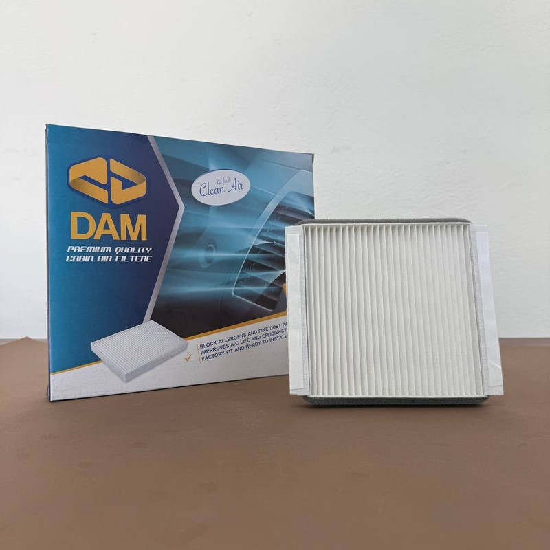 فیلتر کابین خودرو فیلتر دَم مدل نانو مناسب برای پراید بسته 2 عددی