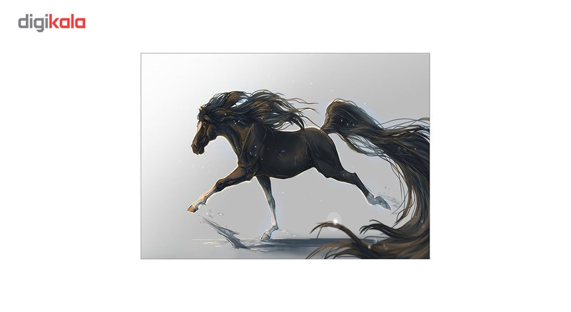 تابلو شاسی ونسونی طرح Running Horse Art سایز 50x70 سانتی متر