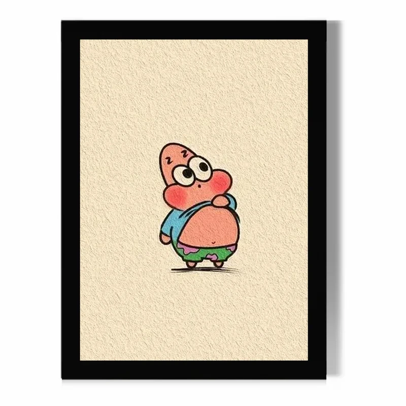 تابلو مدل دیواری طرح پاتریک Patrick انیمیشن باب اسفنجی SpongeBob کد FD271