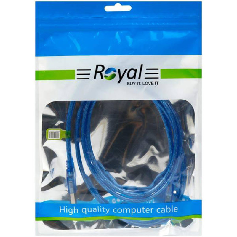 کابل افزایش طول USB 2.0 رویال مدل BA-3 طول 3 متر