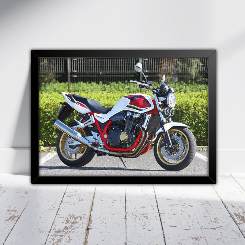 تابلو بکلیت طرح موتور سنگین هوندا سی بی HONDA CB1300 مدل B-po1863 فریم مشکی