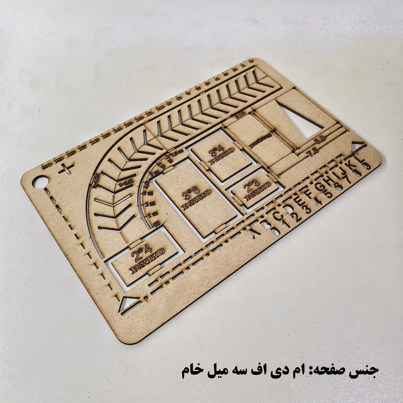 شابلون مدل طراحی معماری نظام مهندسی کد SM6 مجموعه 3 عددی