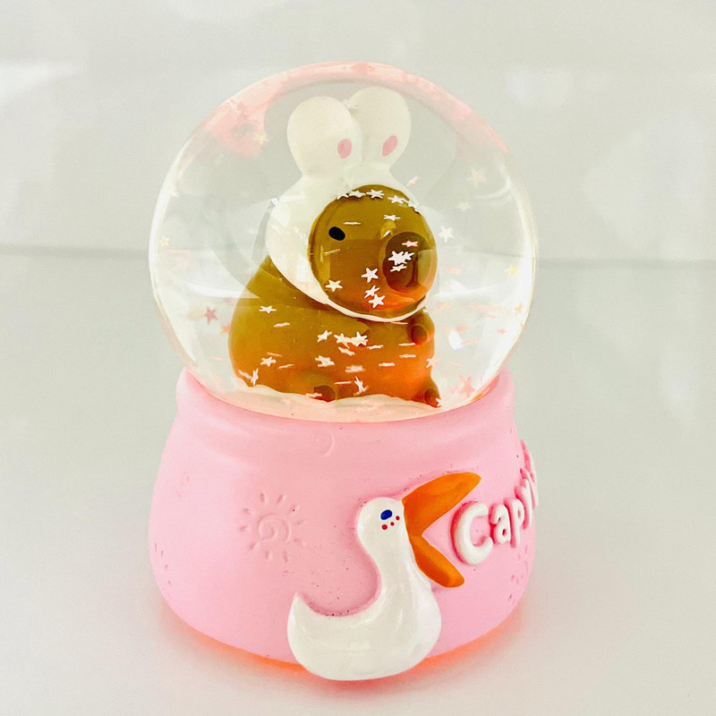 گوی چراغ‌دار مدل مینی Capybara طرح کوالا خرگوش عاشق کد D1623.15